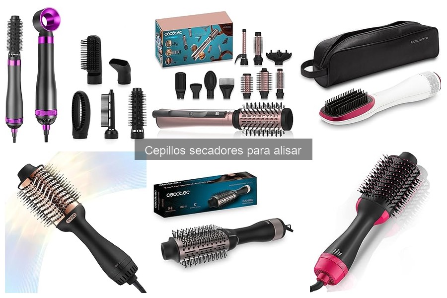 Cómo limpiar y mantener cepillos secadores para alisar