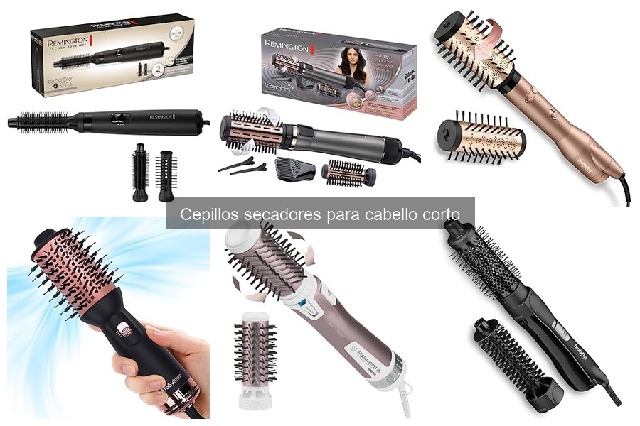 Cómo limpiar y mantener cepillos secadores para cabello corto