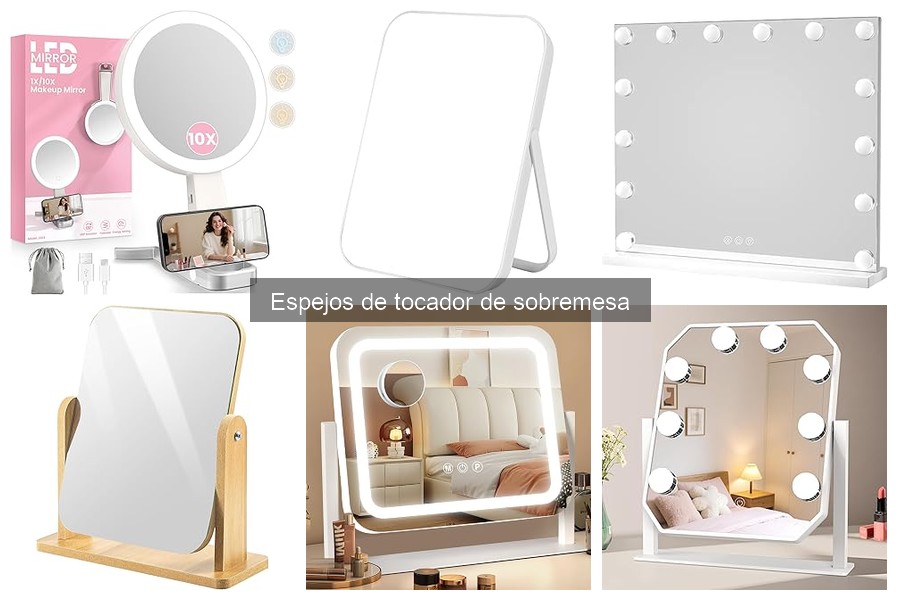Cómo limpiar y mantener tu espejo de tocador de sobremesa