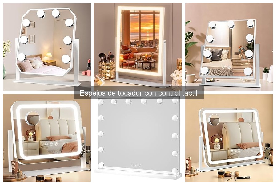 Cómo mantener tu espejo de tocador con control táctil