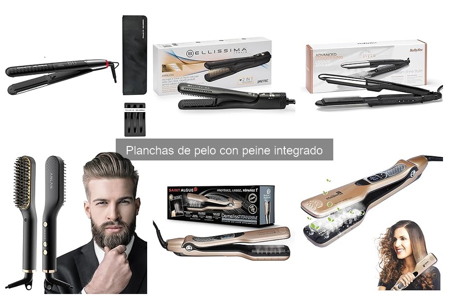 Cómo mantener tu plancha de pelo con peine integrado