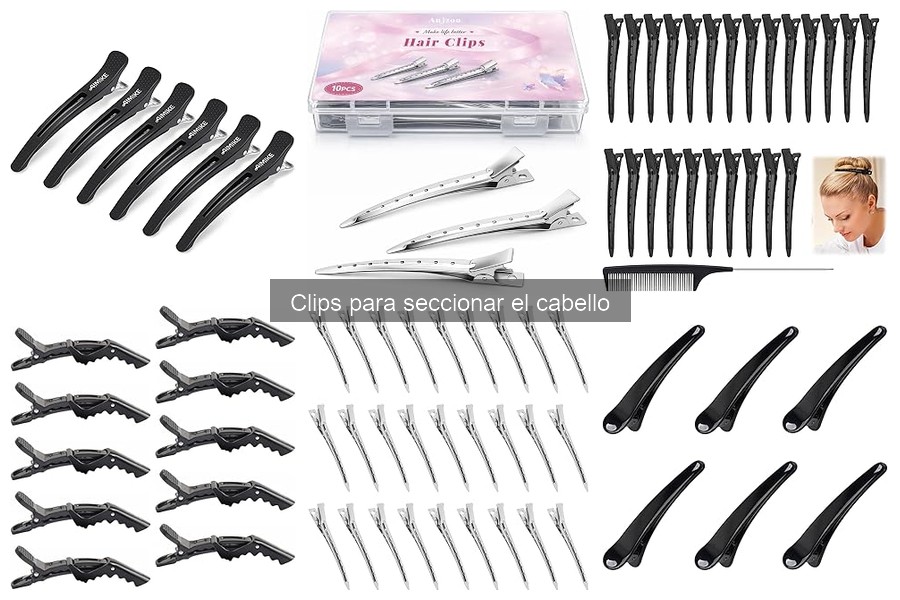 Cómo mantener y limpiar clips para seccionar el cabello