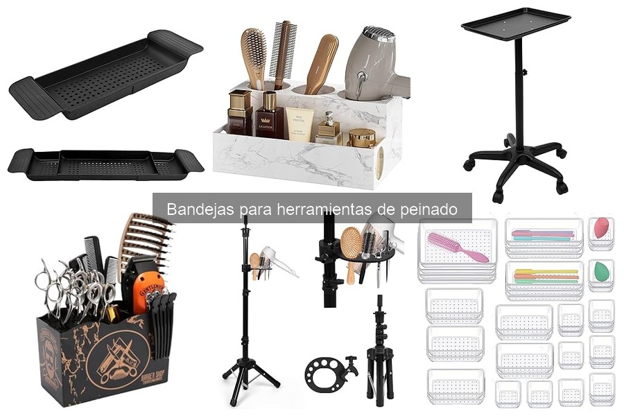 Cómo organizar tus herramientas de peinado en una bandeja