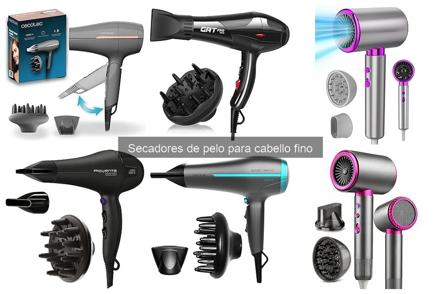 Cómo Secar Cabello Fino Rápido con Secadores de Pelo