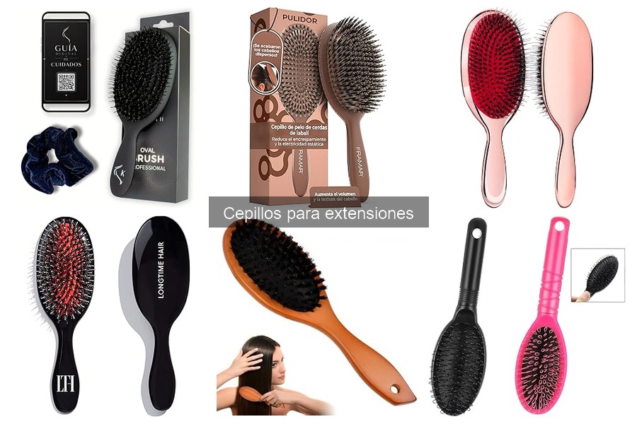 Cómo usar cepillos para extensiones de cabello correctamente