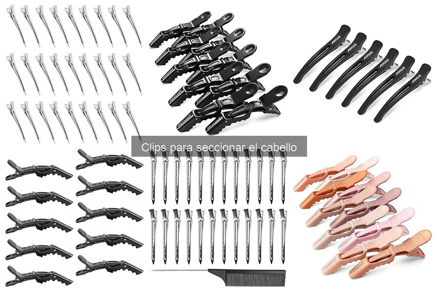 Cómo usar clips para seccionar el cabello correctamente