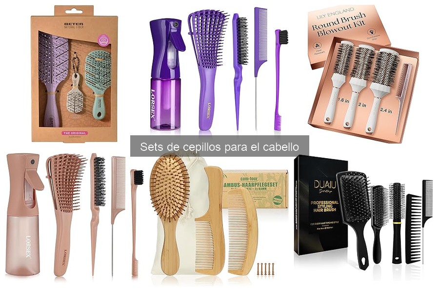 Cómo usar correctamente un set de cepillos para el cabello