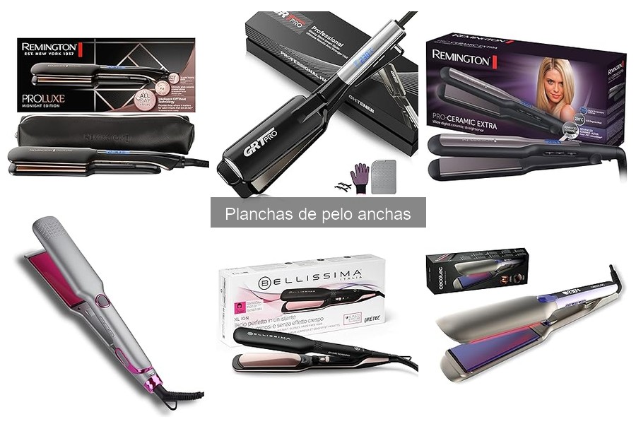 Cómo usar correctamente una plancha de pelo ancha