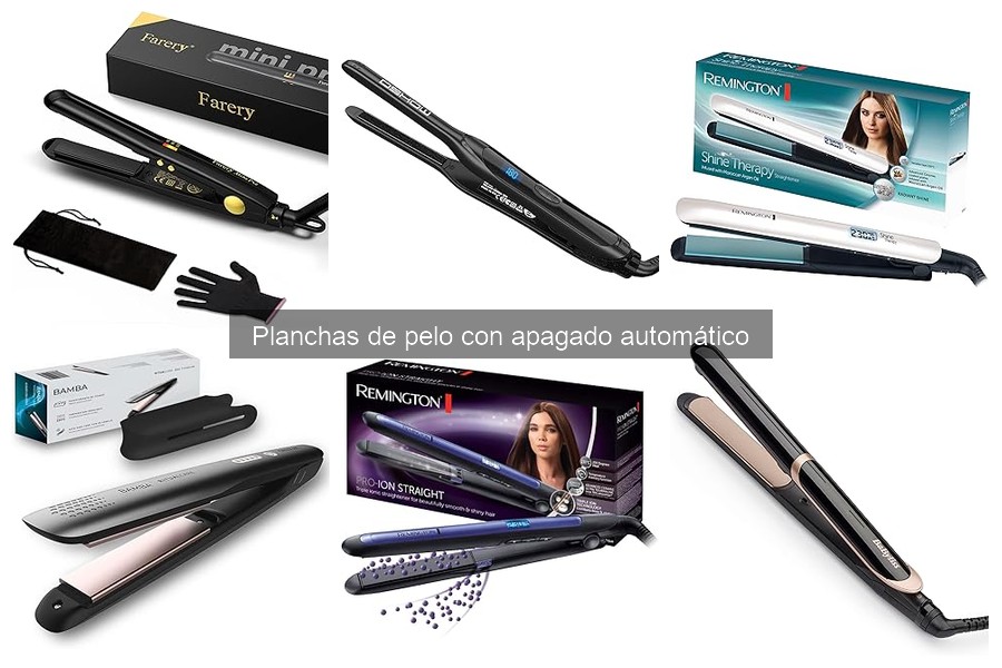 Cómo usar correctamente una plancha de pelo con apagado automático