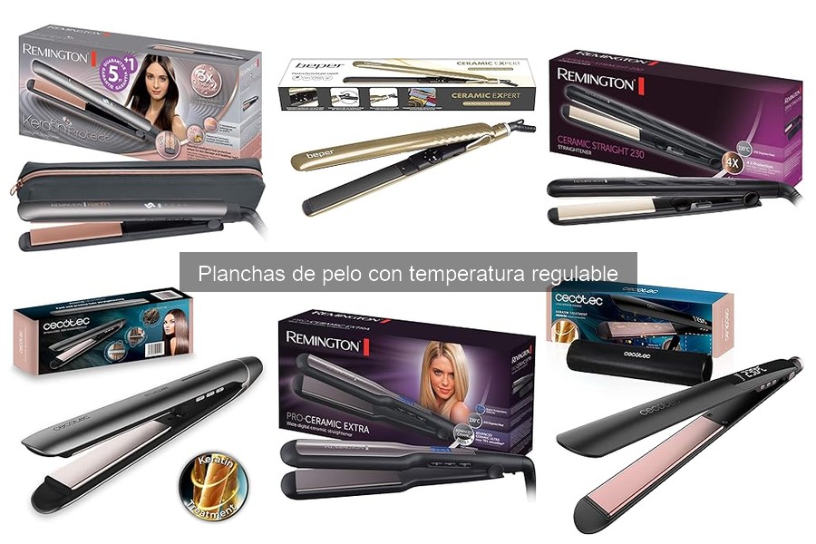 Cómo usar correctamente una plancha de pelo con temperatura regulable