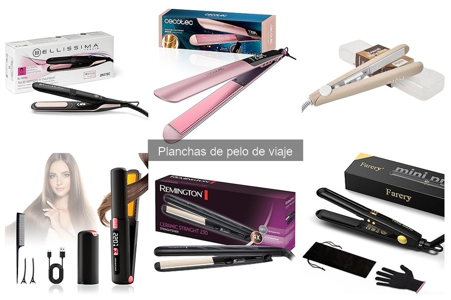 Cómo Usar Correctamente una Plancha de Pelo de Viaje