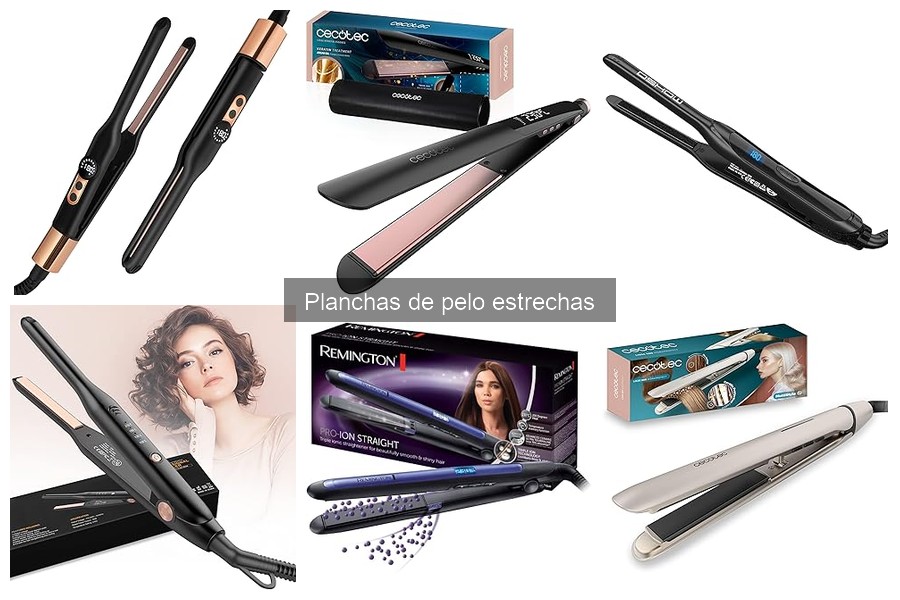 Cómo usar correctamente una plancha de pelo estrecha