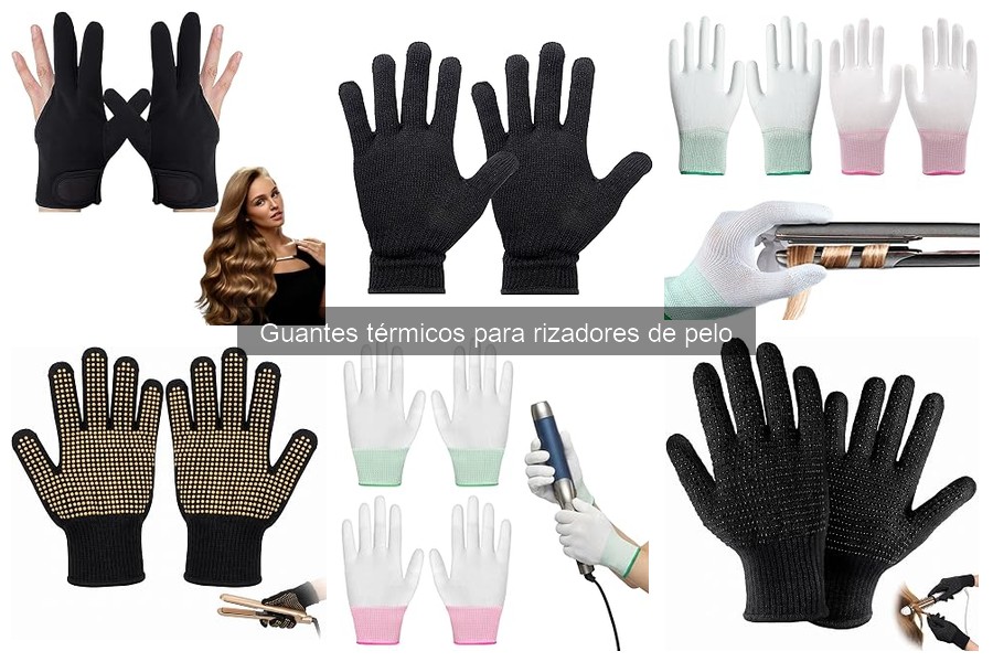 Cómo usar guantes térmicos al rizar el cabello