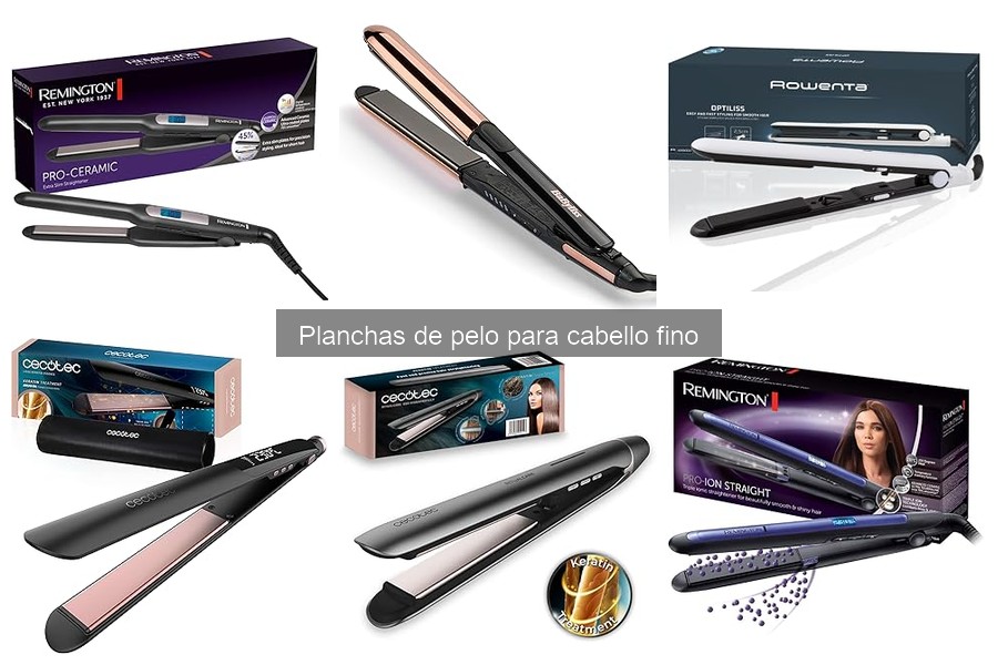 Cómo usar planchas para cabello fino sin dañarlo