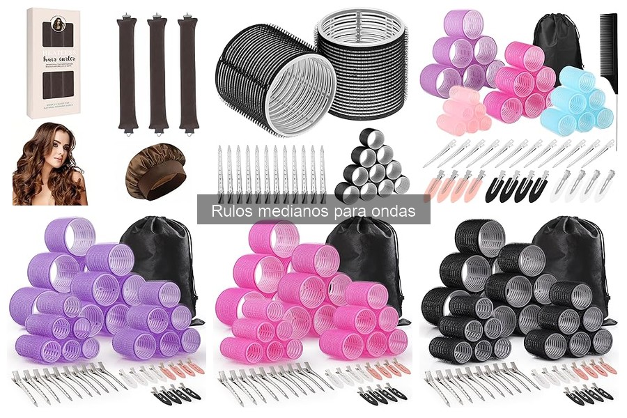 Cómo usar rulos medianos para ondas en casa: Guía paso a paso
