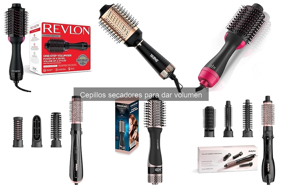 Cómo usar un cepillo secador para dar volumen al cabello