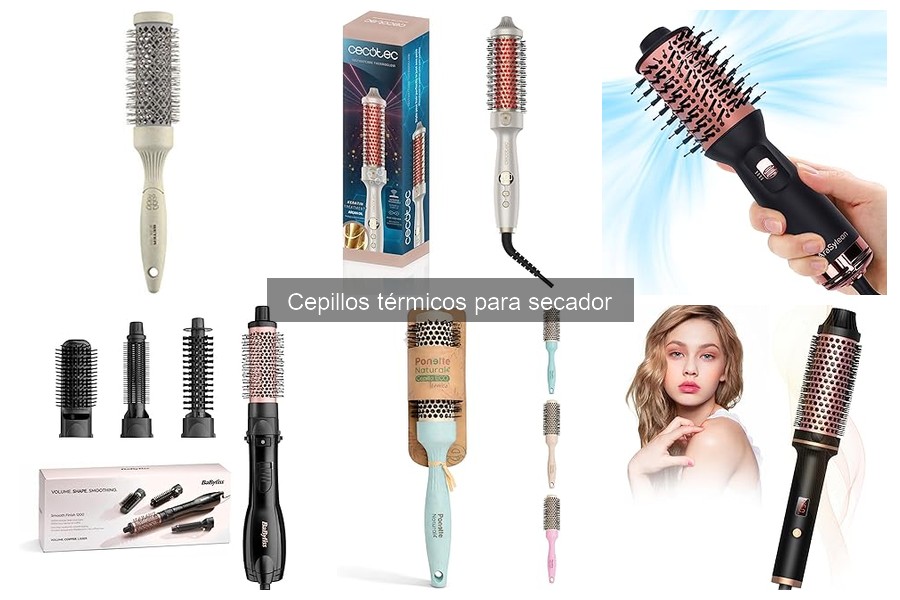 Cómo usar un cepillo térmico para un peinado profesional