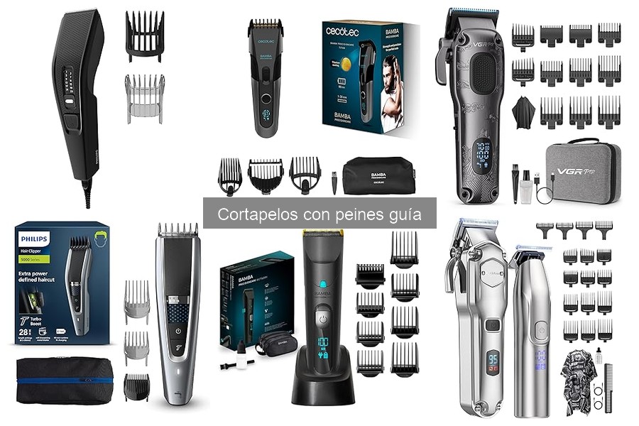 Cómo usar un cortapelos con peines guía para un corte perfecto
