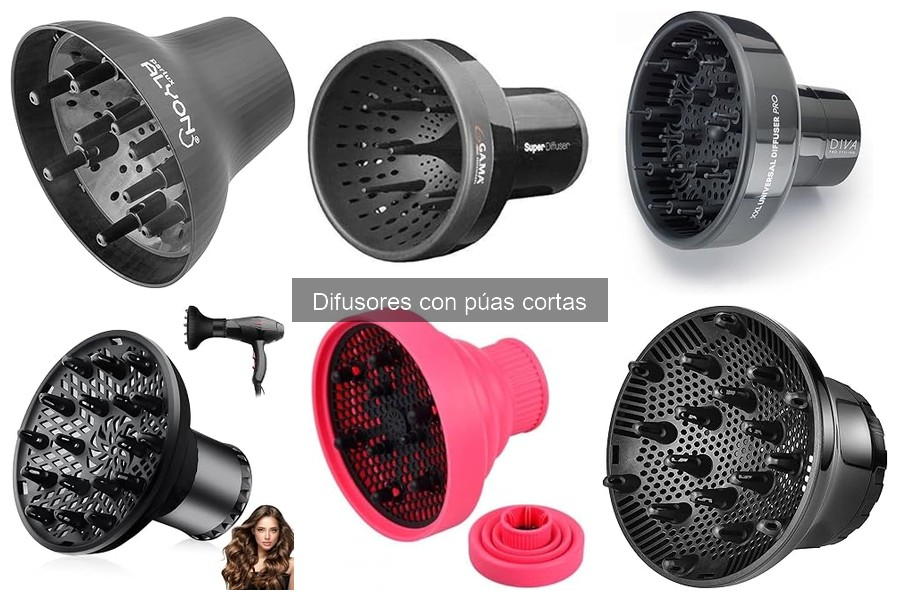 Cómo usar un difusor con púas cortas para el mejor peinado