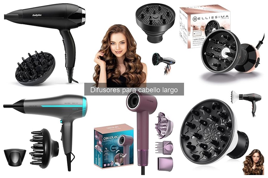 Cómo usar un difusor en cabello largo: técnicas efectivas