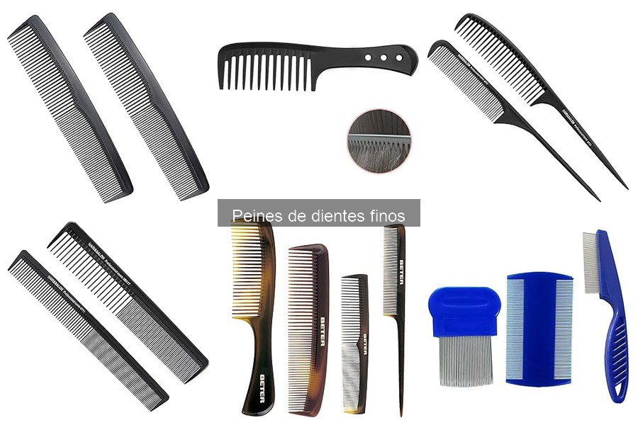Cómo usar un peine de dientes finos para desenredar el cabello