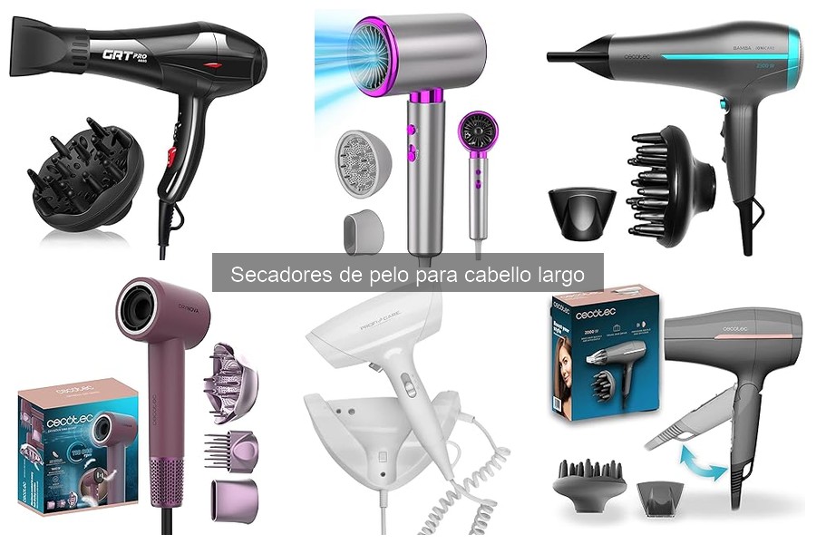 Cómo usar un secador de pelo en cabello largo: técnicas efectivas