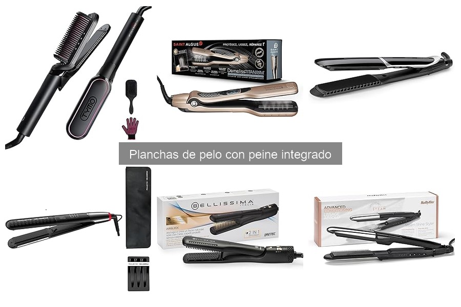 Cómo usar una plancha de pelo con peine integrado eficazmente