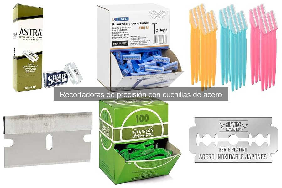 Cómo usar una recortadora de precisión con cuchillas de acero