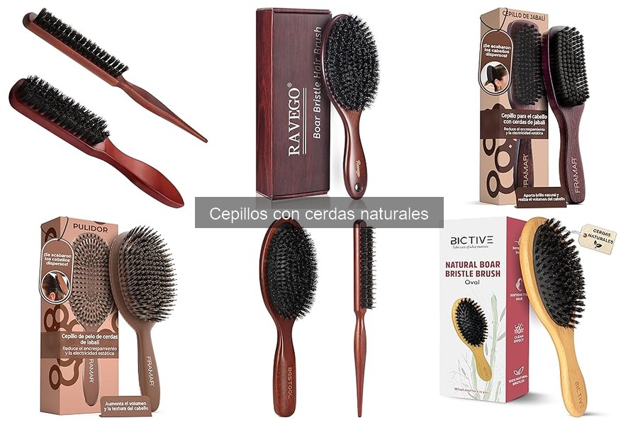 Cómo utilizar un cepillo con cerdas naturales correctamente