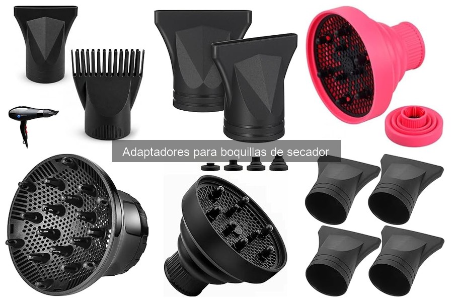 Comparativa de adaptadores para boquillas de secador