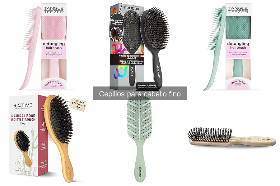 Comparativa de Cepillos para Cabello Fino y Grueso