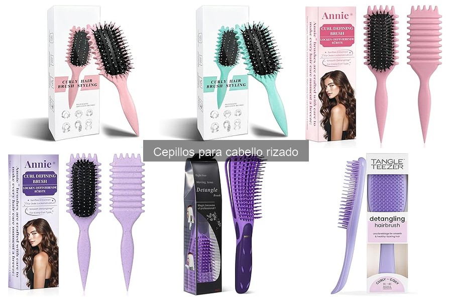 Comparativa de Cepillos para Cabello Rizado y Liso