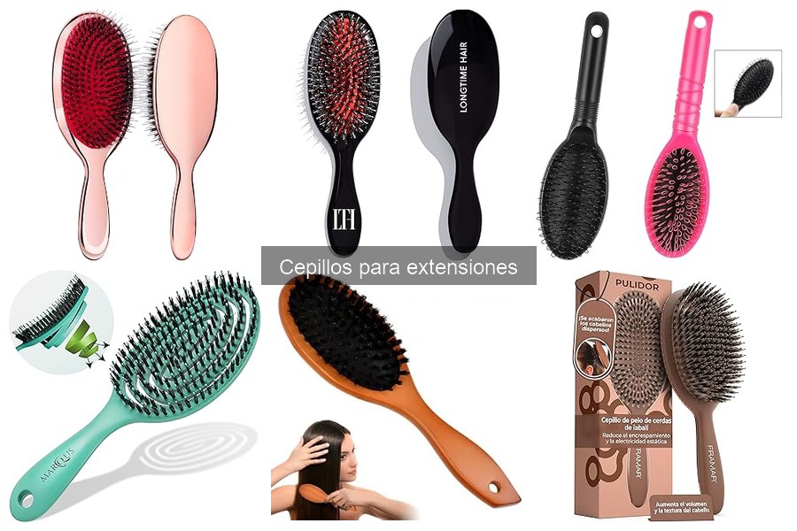 Comparativa de cepillos para extensiones de cabello