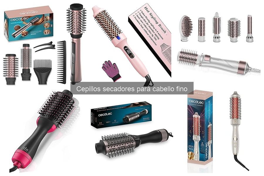 Comparativa de Cepillos Secadores para Cabello Fino