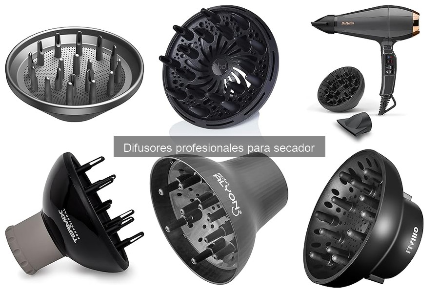 Comparativa de difusores para secadores de pelo populares