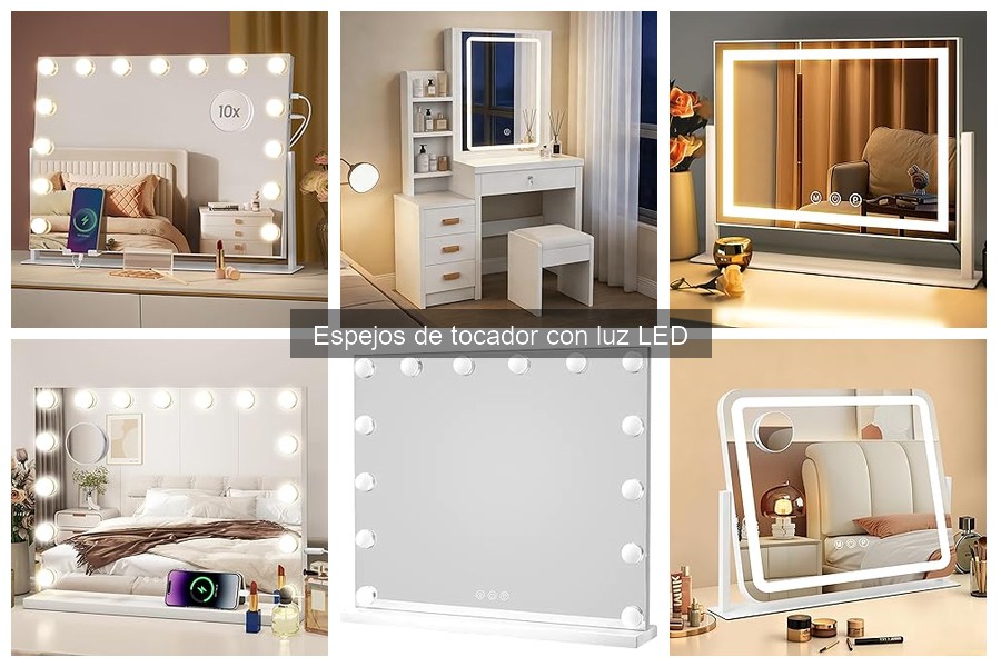 Comparativa de Espejos de Tocador con Luz LED 2023
