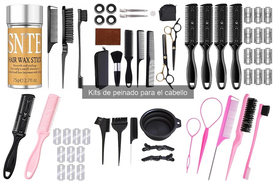 Comparativa de Kits de Peinado para Cabello Lacio y Rizado