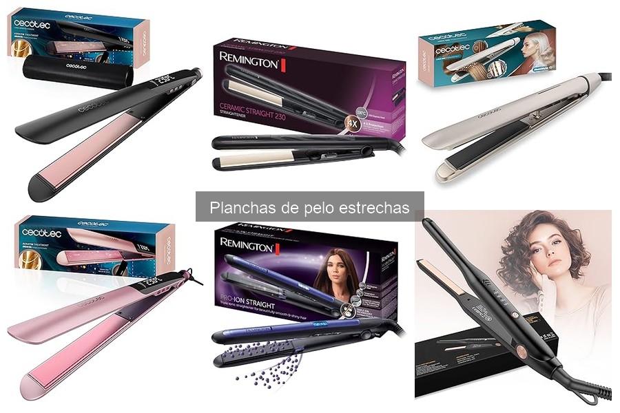 Comparativa de las mejores planchas de pelo estrechas