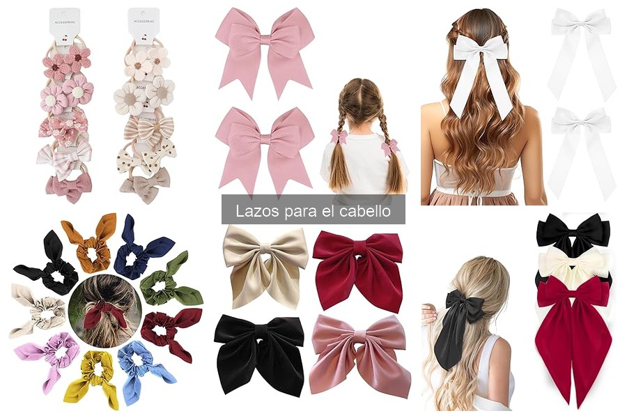 Comparativa de Lazos para Cabello según Estilo de Peinado