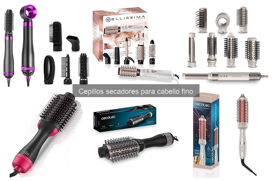 Comparativa de los Mejores Cepillos Secadores para Cabello Fino 2023