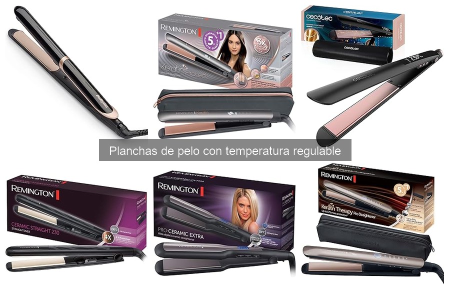 Comparativa de Mejores Planchas de Pelo con Temperatura Regulable