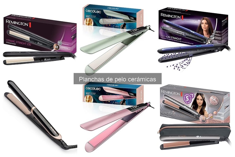 Comparativa de precios de planchas de pelo cerámicas online
