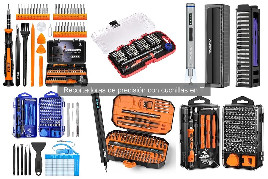 ** Comparativa de Recortadoras de Precisión con Cuchillas en T