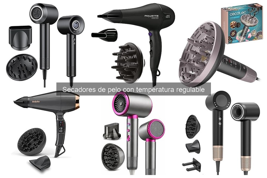Comparativa de secadores de pelo con temperatura regulable