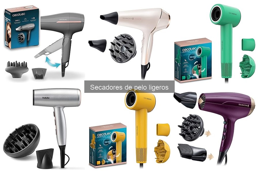 ** Comparativa de Secadores de Pelo Ligeros: Remington vs. Rowenta