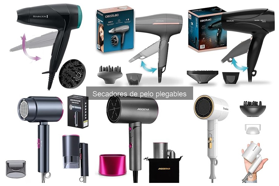 Comparativa de Secadores de Pelo Plegables: Marcas y Modelos