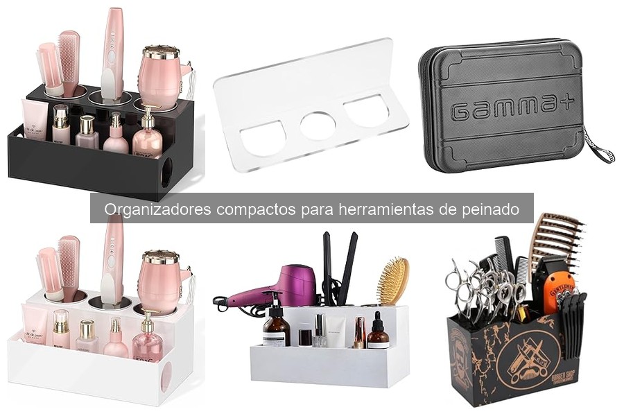 Comparativa: Organizadores Compactos vs. Estanterías para Peinado