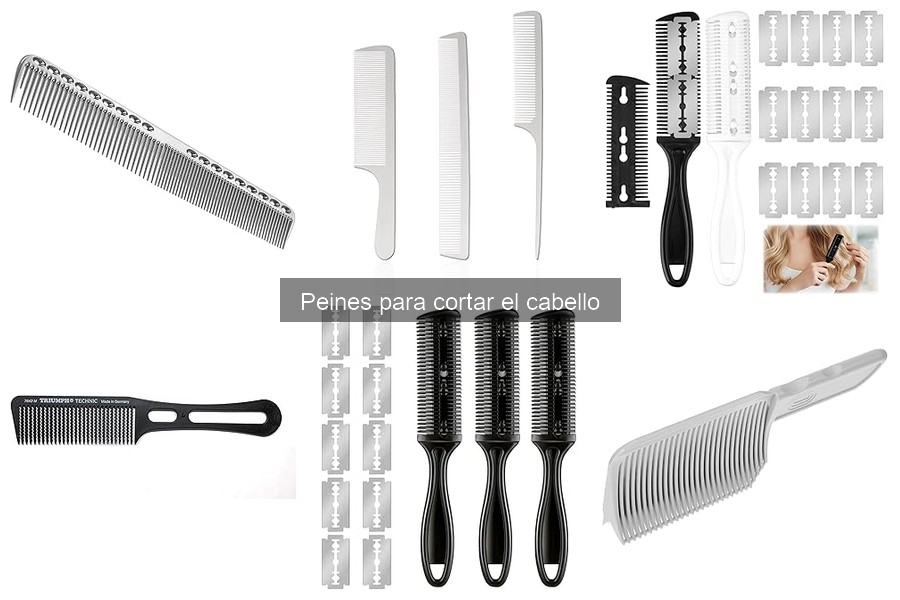 Comparativa: Peines de plástico, metal y madera para cortar cabello