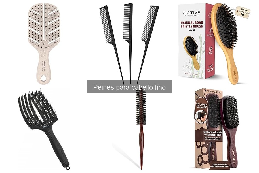 Comparativa: Peines de plástico vs. madera para cabello fino