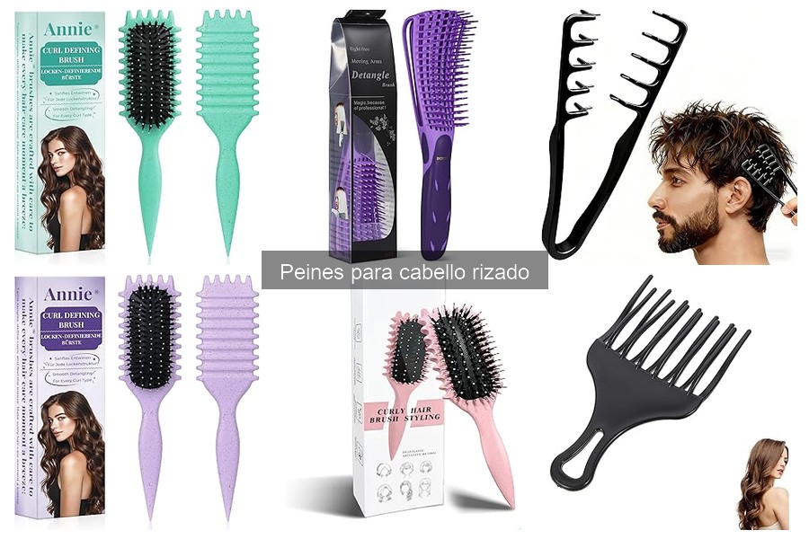 Comparativa: Peines vs Cepillos para Cabello Rizado